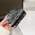 thumbnail image 6 of Case for iPhone 15 Pro Max Plating Gradient Glitter Cover Anti-Scratch Shockproof Protective iPhone 15 Pro Max Case for Women Girls, Black, 6 of 11