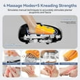 thumbnail image 5 of Foot Massager with Heat, Caveen Shiatsu Feet Massager Machine with 4 Modes & 5 Intensities, Auto-off Timers, Relax for Home or Office, Silver, 5 of 9