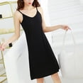 thumbnail image 4 of BUIGTTKLOP Nightgown for Women Sleeveless Spaghetti Strap Pajamas Dress V Neck Knee Length Nightshirts Soft Loungewear, 4 of 6