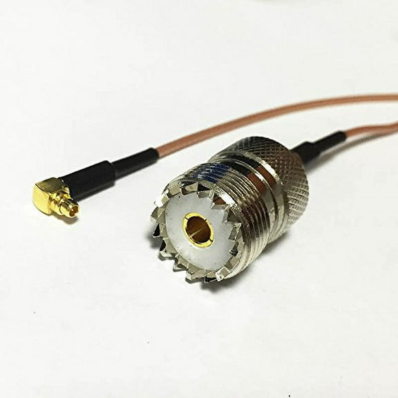 MMCX male right angle to UHF female jack pigtail cable RG178 15cm 6inch NEW Good Quality Fast USA Shipping