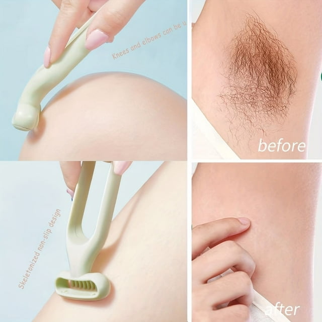 MesaSe 1pc Manual Bikini Trimmer For Women Designed For Smooth And Sensitive Skin Shaving Extra Smooth Reusable Shaver