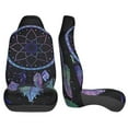 thumbnail image 3 of Sikiie Dreamcatcher With Colorful Feathers Car Seat Protector 2 Pack Car Seat Cushion Mat, Car Seat Covers for SUV, Truck, Van, 3 of 7