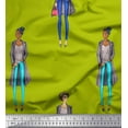 thumbnail image 1 of Soimoi Rayon Fabric Women Group Print Fabric by Yard 56 Inch Wide, 1 of 1