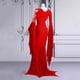 thumbnail image 5 of Womens Halloween Costumes 2024 Cosplay Gothic Dresses Ladies Sexy Retro Halloween Gothic Strap Bag Hip Gothic Trumpet Sleeve Lace V Neck Mermaid Skirt Sexy Dress, 5 of 5