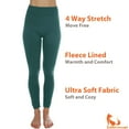 thumbnail image 2 of 4-Pack Kuda Moda Warm Fleece Lined Thick Brushed Full Length Leggings Tights, 2 of 8