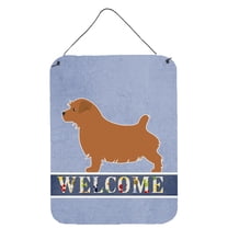 Carolines Treasures BB5513DS1216 Norfolk Terrier Welcome Wall or Door Hanging Prints