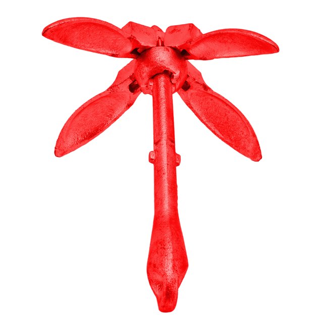 Ancla, ancla plegable, gancho para 4 embarcaciones, accesorio para ancla, ancla plegable para embarcaciones, construcción robusta