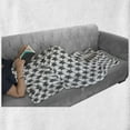 thumbnail image 6 of Tattoo Soft Flannel Fleece Throw Blanket, Pattern with Sea Turtles in Maori Style Polynesian Swirly Motifs, Cozy Plush for Indoor and Outdoor Use, 50" x 70", Black White, by Ambesonne, 6 of 6
