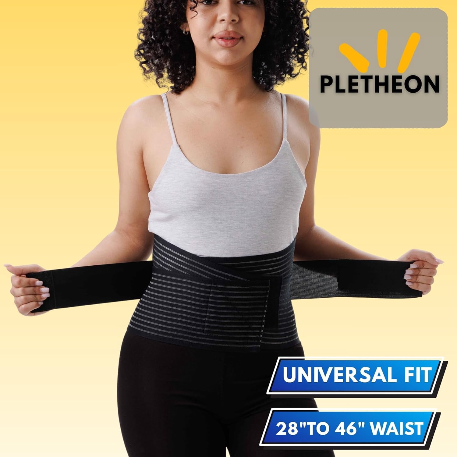 Adjustable Lumbar Support Belt for Lower Back Pain Relief Waist Brace for Men and Women | Posture Correction & Spine Support