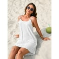 thumbnail image 6 of Sociala Womens Hollow Out One Piece Cover-ups Sleeveless Long Swim Dress, 6 of 6