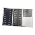thumbnail image 1 of Etiquetas para apilar pesas, pegatinas para placas de pesas, etiquetas con fondo negro para hacer ejercicio 5 kg a 1475 kg, 1 of 6