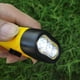 thumbnail image 4 of Lámpara Linterna LED de emergencia para exteriores con manivela solar y dínamo (negro), 4 of 6