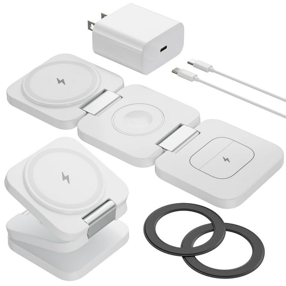 Estación de Carga Inalámbrica KU XIU X55 Ultra Magnetic Plegable para Samsung Galaxy en Negro