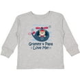 thumbnail image 3 of Inktastic Grammy and Papa Love Me Boys Long Sleeve Toddler T-Shirt, 3 of 5