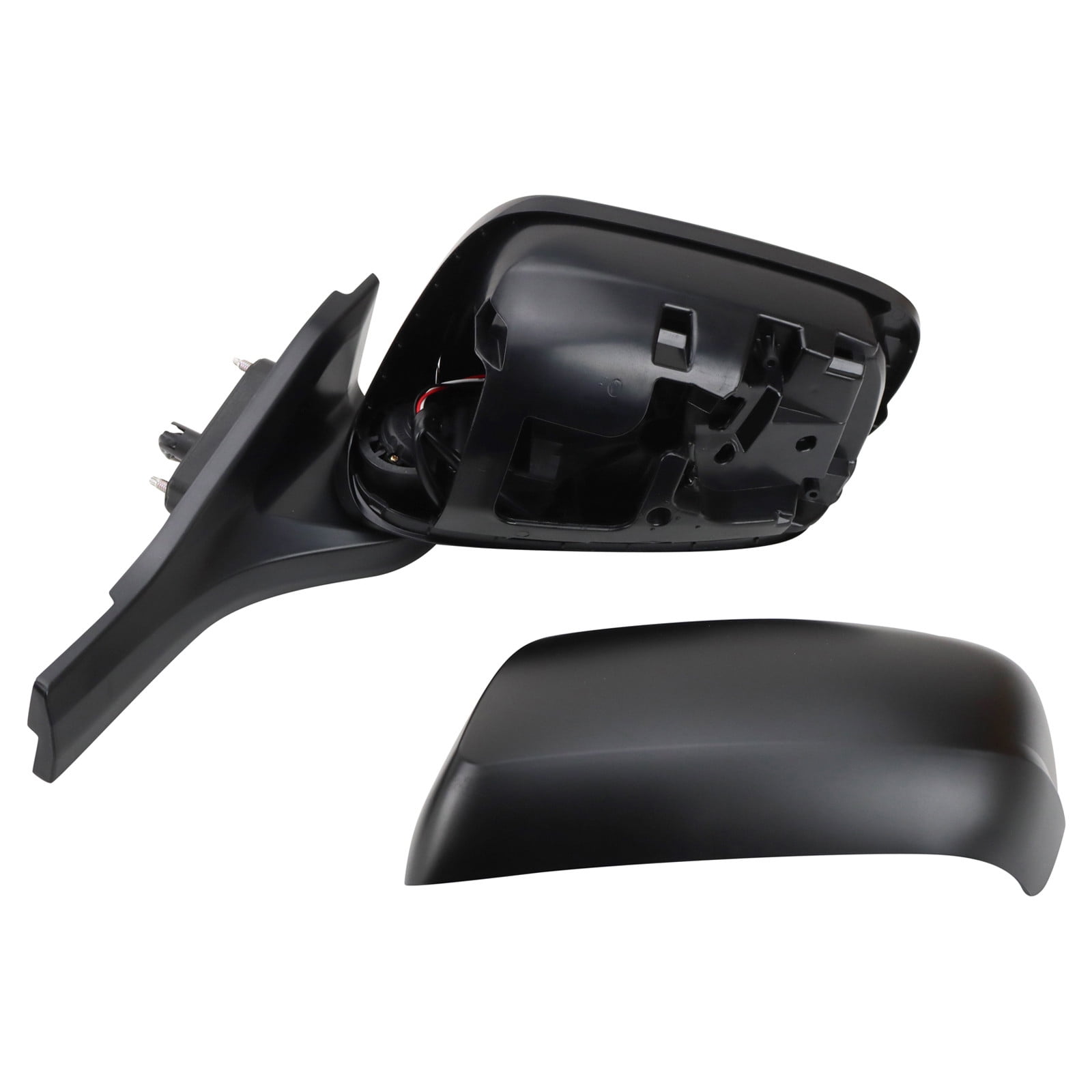 TRQ Driver Side Power Mirror Paint to Match Smooth Black Fits 2010-2014 Honda Insight LX HO1320253