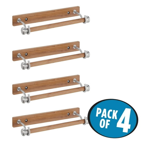 InterDesign Formbu Wall Mount Paper Towel Holder, Pack of 4