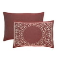 thumbnail image 4 of Superior 3-Pieces High-Durability Cotton-Blend Bedspread Set, Queen, Berry Red, 4 of 9