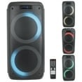 thumbnail image 5 of Rockville ROCK PARTY Dual 8" Wireless Rechargeable Karaoke Machine System w/Mic, 5 of 14