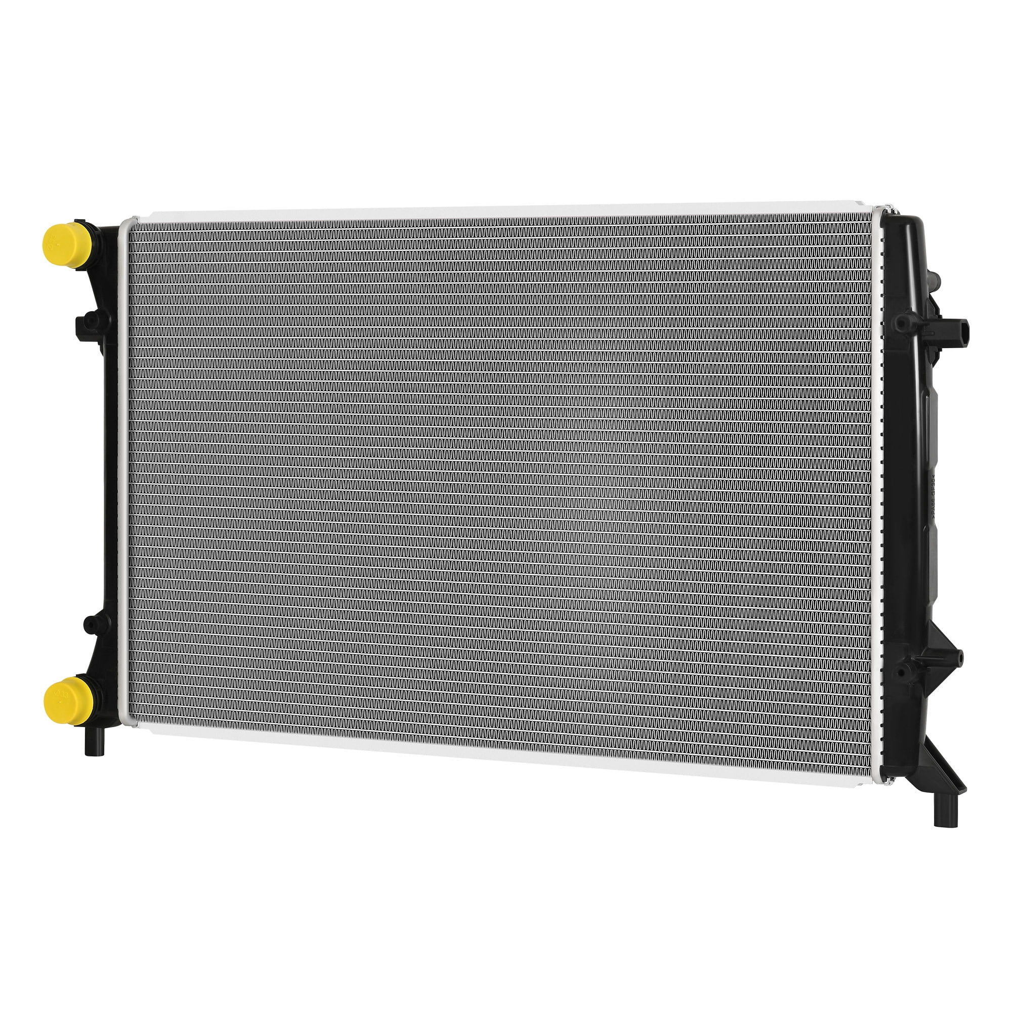 LEDKINGDOMUS Radiator for 2005-2010 VW Jetta 2.0L 2.5L / 2006-2009 Rabbit / 2008 GTI / 2010-2014 Golf L4 L5 Direct Fit High-Efficiency Cooling Replacement OE Design 25.59" Core