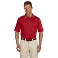 thumbnail image 1 of Harriton M210 Fashion Polo With Tipping - Red/White - 4X-Large, 1 of 2