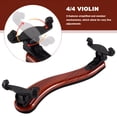 thumbnail image 2 of Soporte de hombro para violín AMZZ ajustable de madera maciza para 3/4 y 4/4, 2 of 9