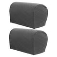 thumbnail image 1 of 1 par de reposabrazos de tela Protector de muebles para sofá Gris Sunnimix Fundas de reposabrazos de sofá, 1 of 8