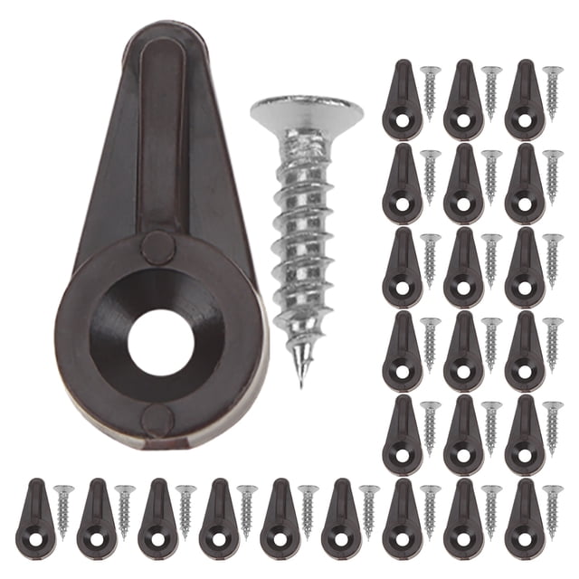 50pcs Glass Retainer Clips Replacement Cabinet Glass Retainer Clip Cabinet Door Mirror Clip For Cabinet Doors Windows And Mirrors
