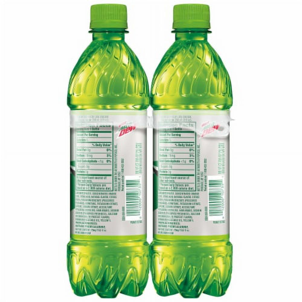 2X-Diet Mountain Dew Zero Sugar Soda Bottles - 16.9 fl oz - 6 pk