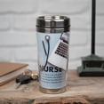 thumbnail image 2 of 7" Silver and White Nurse Travel Mug 16 OZ, 2 of 3