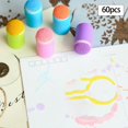 thumbnail image 6 of 60 Pieces Child Finger Sponge Daubers Finger Paint Sponge Foam Painting Ink Pads, 6 of 6