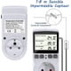 thumbnail image 5 of Thermostat Socket, Digital Temperature Regulator, Digital Programmable Socket With Probe, Programmable Digital Timer, Heating Thermostat Socket For Gr, 5 of 5