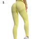 thumbnail image 2 of Sonducket Mallas pantalones de Yoga para mujer, mallas de cintura alta sin costuras, transpirables, para gimnasio, ropa de realce, pantalones de Yoga para Pijama amarillo S, 2 of 8