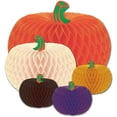 thumbnail image 2 of 5 Count Packaged Designer Tissue Pumpkins Assorted Colors Party Decoration, 2 of 2