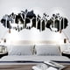 thumbnail image 4 of Pegatinas de pared de espejo acrílico de ciervo de bosque de gran tamaño, pegatinas de pared 3d personalizadas para sala de estar, decoración de interiores, decoración del hogar, 4 of 4