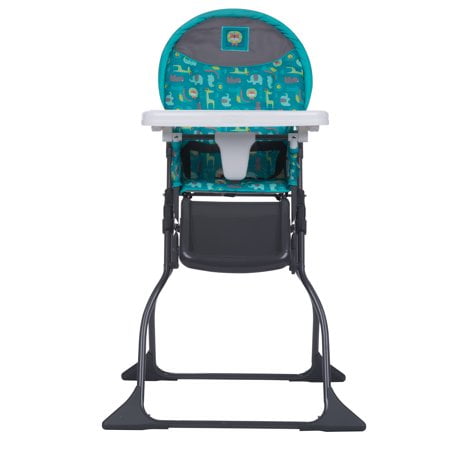 Cosco Simple Fold Full Size High Chair with Adjustable Tray, Safari Style