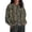 #10_Gray, variant on Women's Oversized Hoodies Camo Hooded Sweatshirts Long Sleeve Jackets with Pocket Maple Leaf Pullover Casual Tops Basic Shirts for Winter
