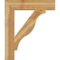 thumbnail image 3 of Ekena Millwork 6"W x 32"D x 38"H Funston Block Rough Sawn Bracket, Western Red Cedar, 3 of 4