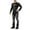 C-Grey127, variant on DHFJKG Compression Shirt 2 Piece Set For Men Ski Athletic Workout Long Sleeve Slim Fit Top And Pants Breathable Base Layer Cozy Outfit