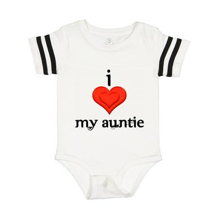 

Inktastic I Love My Auntie Gift Baby Boy or Baby Girl Bodysuit