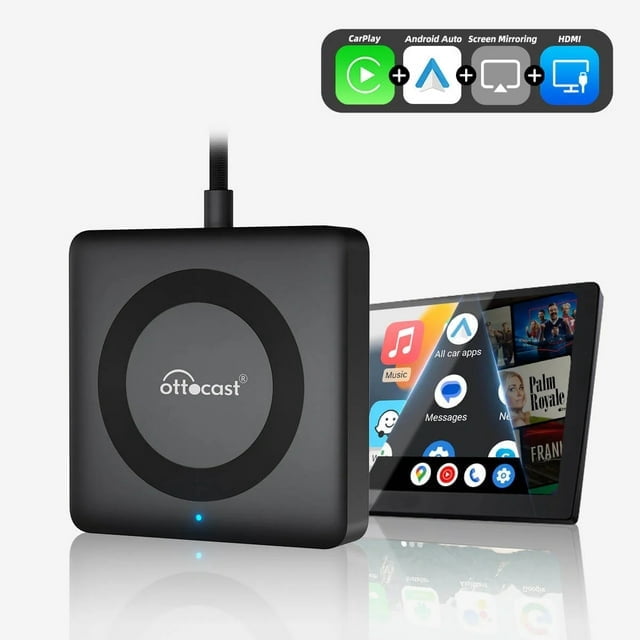 Ottocast ワイヤレスCarPlay Android Auto Ottocast Car TV Mate Max Wireless CarPlay Android Auto 2 In 1