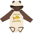 thumbnail image 3 of Inktastic Auntie's Little Guppy- cute yellow fish Boys or Girls Long Sleeve Baby Bodysuit, 3 of 5