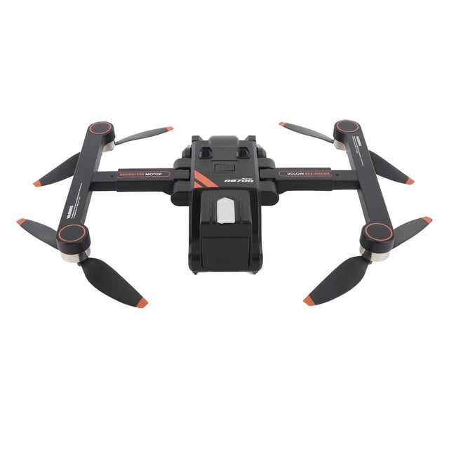 Drone Con Cámara Dual, Quadcopter RC Sin Escobillas Plegable Wifi Con Pantalla, Evitación De Obstáculos, Posición GPS, Video De Fotos De Gesto, Regreso De Una Llave