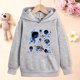 thumbnail image 3 of Nuevas sudaderas con capucha para niños Anime Astros Playroom con estampado de dibujos animados para niños Sudadera con capucha Harajuku para bebés pequeños Sudadera gris de manga larga Chaqueta de fe, 3 of 5