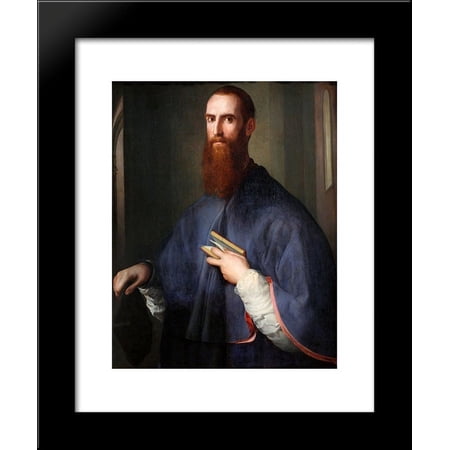 Portrait of Niccolò Ardinghelli 20x24 Framed Art Print by Pontormo, Jacopo