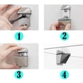 thumbnail image 5 of 2 x Zinc Alloy Adjustable Shelf Clamp Glass Shelf Support Plate Holder Bracket, 5 of 5