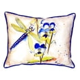 thumbnail image 3 of Blue Dragonfly Small Indoor/Outdoor Pillow 11x14, 3 of 3
