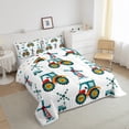 thumbnail image 3 of Castle Fairy Kids Cartoon Truck Twin Comforter Sets,Construction Vehicles Bedding Set, 3 of 8