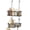 Black, variant on Shower Caddy Hanging Organizer - Over the Door Shower Caddy with Soap Holder, 11 Hooks, 2 Installation Ways, Stainless Steel Rustproof Bathroom Organizer, Black