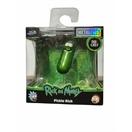 Jada Toys Rick and Morty Pickle Rick Character Metalfigs Diecast Collectible Figure 2.5 in