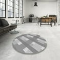 thumbnail image 3 of Ahgly Company Indoor Rectangle Patterned Gray Area Rugs, 2' x 4', 3 of 6
